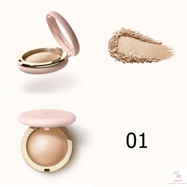 Рум'яна-хайлайтер KIKO Milano Hug Couture Cheek Dewlight Highlighting Blush - 01 Golden Tulle 000244-01 фото