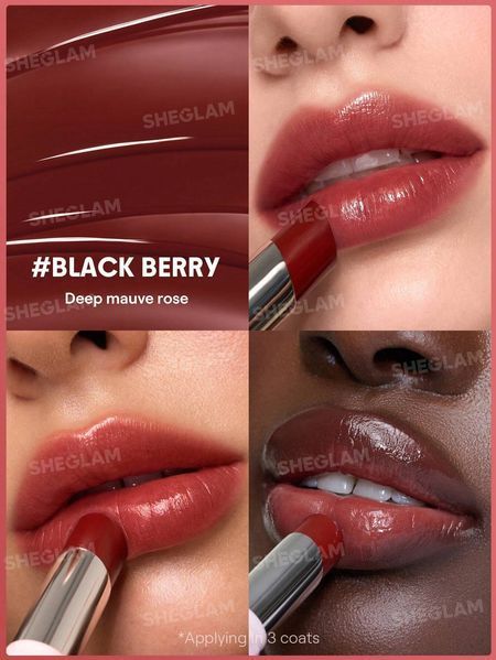 Бальзам для губ Sheglam Silk Slip Lip Oil Balm &mdash; 404 Black Berry 5888 фото