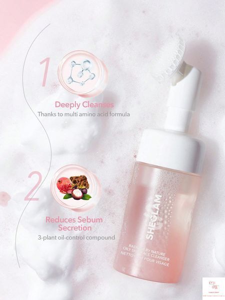 Пінка для вмивання для жирної шкіри SHEGLAM Radiant By Nature Oily Skin Face Cleanser 100 мл 5819 фото