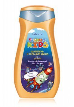 Шампунь та гель для душу 2 в 1 для дітей Techno Kids Faberlic 2355 фото