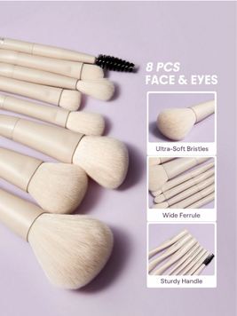 Набор кистей для макияжа SHEGLAM Pro Core Brush Kit (8 шт.) 5851 фото