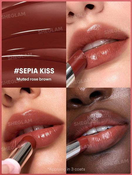 Бальзам для губ Sheglam Silk Slip Lip Oil Balm &mdash; 555 Sepia Kiss 5889 фото