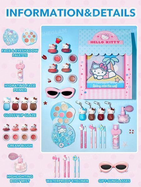 Набір косметики Sheglam Hello Kitty Full Collection Set 5936 фото