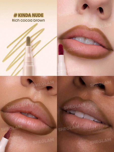Жидкий карандаш-тинт для губ SHEGLAM True Stain Liquid Lip Liner - 014 Kinda Nude 6129-014 фото