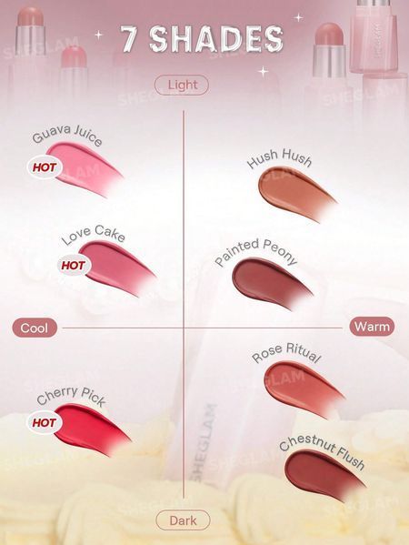 Румяна кремовые Sheglam Buttery Bliss Blush Stick тон Love Cake 5510 фото