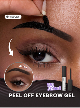 Тінт-плівка для брів Sheglam Tint Lock Tattoo Peel Off Brow Gel &mdash; Ebony 5937 фото