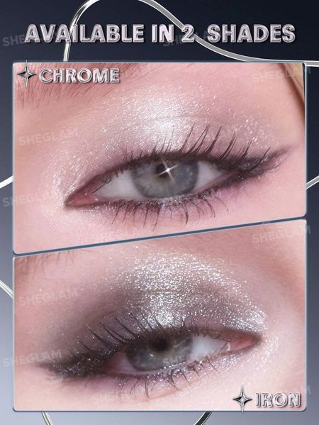 Глітер для повік SHEGLAM Rare Metals Glitter Topper &mdash; Iron 5713 фото