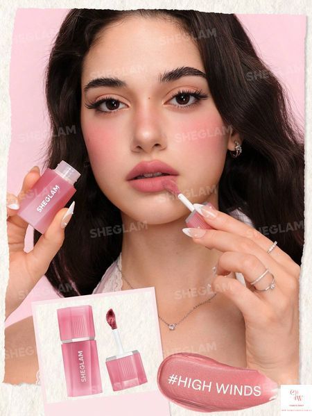 Рум'яна та помада 2-в-1 SHEGLAM Air Plush Lip & Cheek - 025 High Winds 6018-025 фото