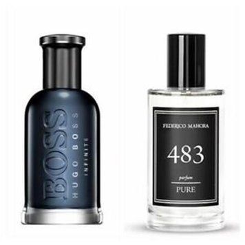 Парфуми для чоловіків FM Pure 483 аромат Hugo Boss Bottled Infinite 50 мл 483 фото