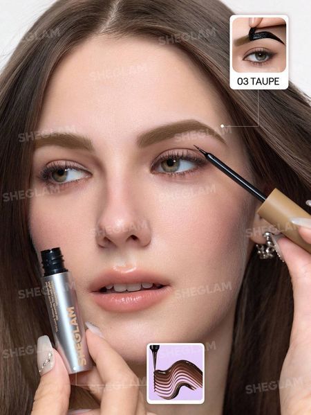 Тінт-плівка для брів Sheglam Tint Lock Tattoo Peel Off Brow Gel &mdash; Taupe 5938 фото