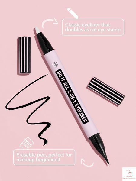 Двусторонняя подводка-маркер с корректором (ремувером) Sheglam Do It All 2-In-1 Eyeliner 6098 фото