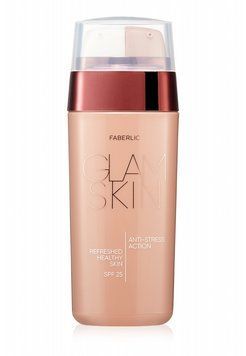 Двойной тональный крем-уход Glam Skin Glam Team Faberlic тон золотисто-бежевый 6404 фото