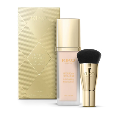Тональная основа Kiko Milano Holiday Premiere 24h Lasting Foundation 03 Honey 000107 фото