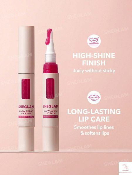 Бальзам для губ SHEGLAM Glow Addict Lip Balm - Peach Juice 6214 фото