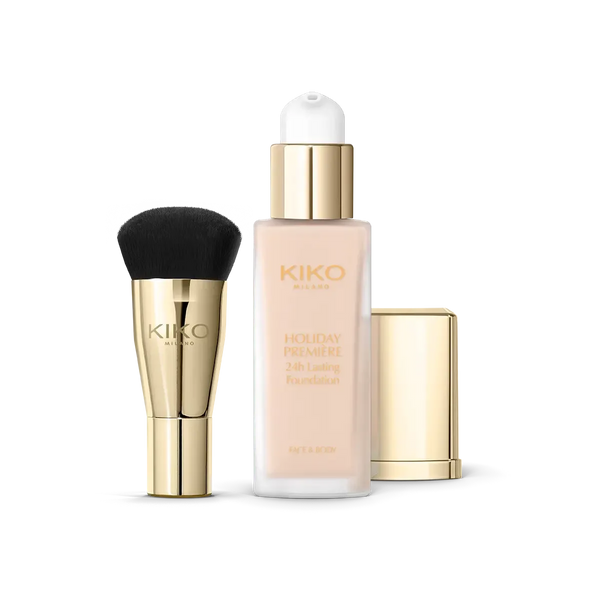Тональная основа Kiko Milano Holiday Premiere 24h Lasting Foundation 03 Honey 000107 фото