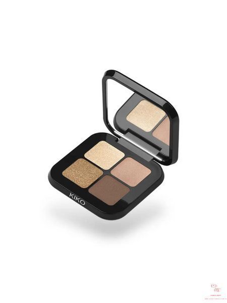 Палетка тіней KIKO MILANO Bright Quartet Eyeshadow Palette тон 01 Warm Natural Tones 000160 фото