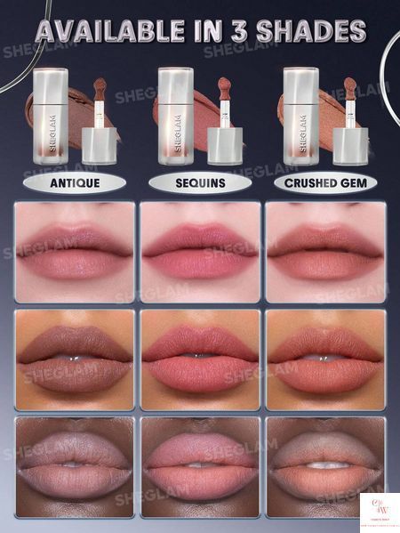 Рідка помада з глітером SHEGLAM Glitter Whip Liquid Lipstick &mdash; Antique 5720 фото