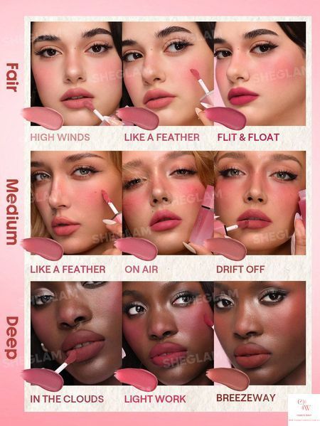 Рум'яна та помада 2-в-1 SHEGLAM Air Plush Lip & Cheek - 028 Light Work 6018-028 фото