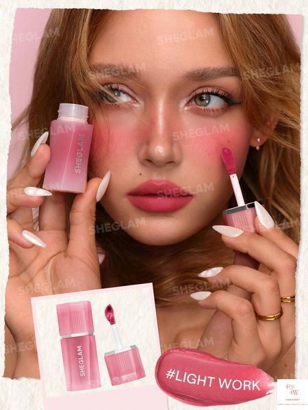 Рум'яна та помада 2-в-1 SHEGLAM Air Plush Lip & Cheek - 028 Light Work 6018-028 фото