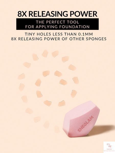 Многогранный спонж для макияжа SHEGLAM Multi-Faceted Makeup Sponge &mdash; Pink 5857 фото