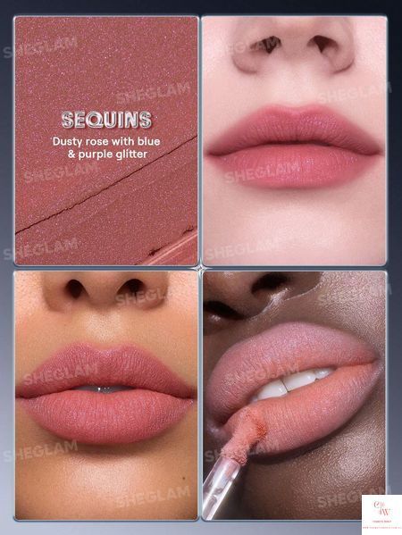 Жидкая помада с глиттером SHEGLAM Glitter Whip Liquid Lipstick &mdash; Sequins 5721 фото