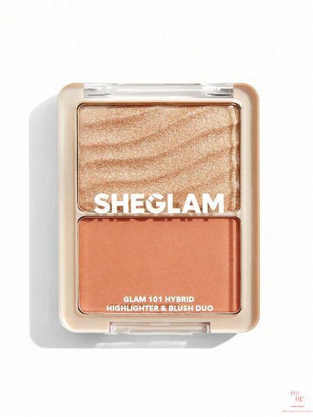 Рум'яна та хайлайтер 2-в-1 Sheglam Glam 101 Hybrid Highlighter & Blush Duo - Vienna 6060 фото