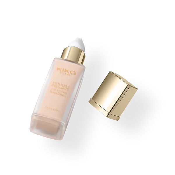 Тональна основа Kiko Milano Holiday Premiere 24h Lasting Foundation 01 Porcelain 000097 фото