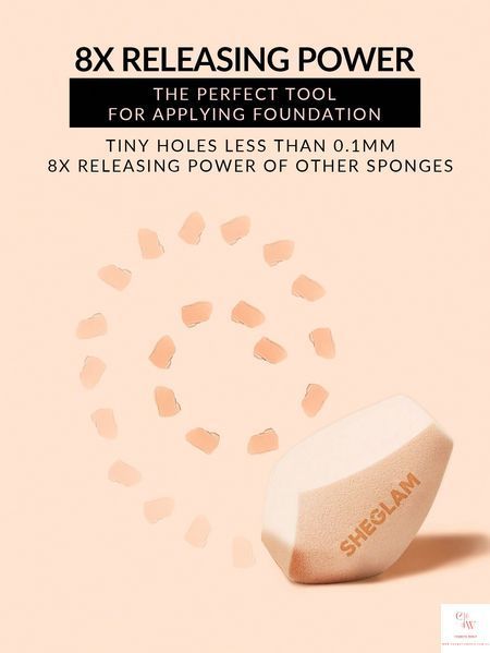 Многогранный спонж для макияжа SHEGLAM Multi-Faceted Makeup Sponge &mdash; Beige 5858 фото