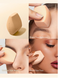 Многогранный спонж для макияжа SHEGLAM Multi-Faceted Makeup Sponge &mdash; Beige 5858 фото 1