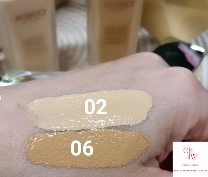 Тональная основа Kiko Milano Holiday Premiere 24h Lasting Foundation 02 Beige 000098 фото