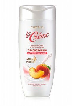 Крем гель для душа обновляющий Ароматный уход La Creme Faberlic 7973 фото