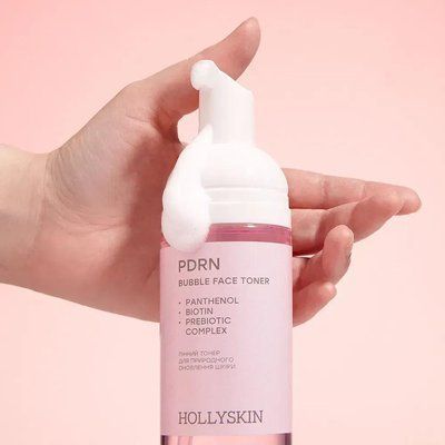 Пінний тонер для обличчя HOLLYSKIN Salmon DNA PDRN з полінуклеотидами 07048 фото