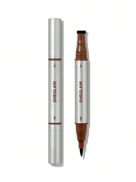 Двусторонняя подводка для глаз Sheglam Wing It Waterproof Liner Duo - Brown 5635 фото