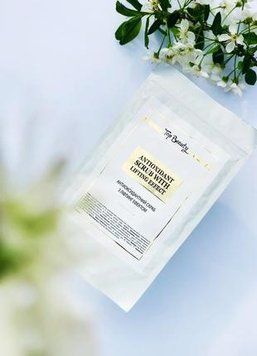 Скраб для тіла кавовий антиоксидантний з ліфтінг ефектом Top Beauty дой-пак 200 мл 00002 фото