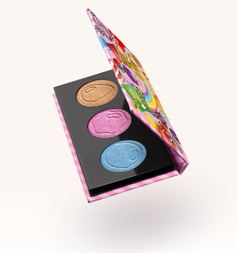 Палетка тіней KIKO MILANO Candy Crush&trade; Ultra Shimmer Eyeshadow Trio 000271 фото