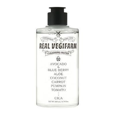 Жидкость для снятия макияжа REAL VEGIFARM CLEANSING WATER, 260 мл 150652 фото