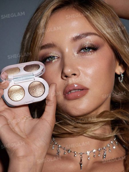 Запечені тіні-дует SHEGLAM Prismalight Baked Gelee - 04 Royal Bronzite 6012-04 фото