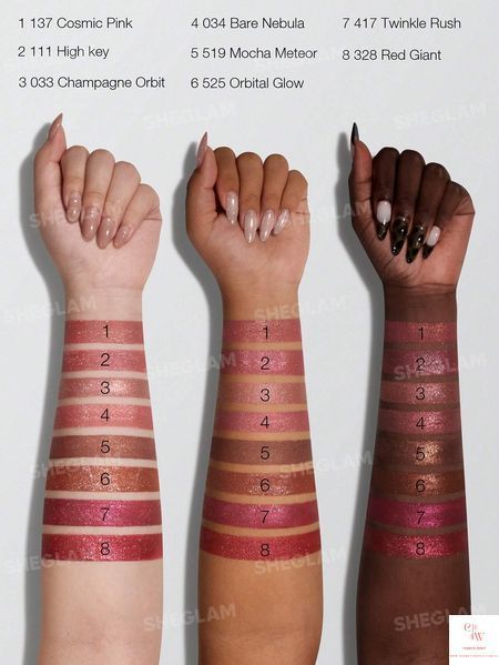 Рідка помада з блискітками SHEGLAM Stardust Swipe Glitter Liquid Lipstick - 328 Red Giant 6270-328 фото