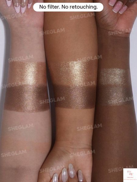Запечені тіні-дует SHEGLAM Prismalight Baked Gelee - 04 Royal Bronzite 6012-04 фото