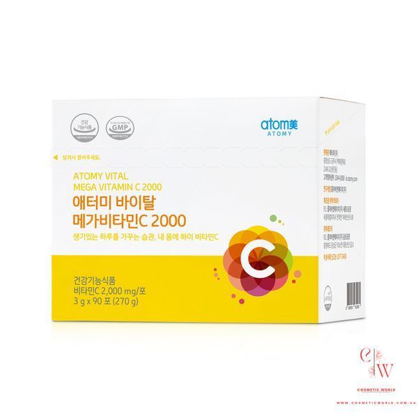 Вітамін C Atomy Vital Mega Vitamin C 2000 мг (90 стіків) 004030 фото