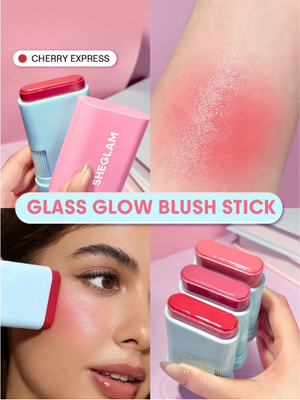 Румяна-стик SHEGLAM Glass Glow Blush Stick - Cherry Express 5642 фото
