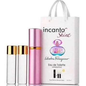 Salvatore Ferragamo Incanto Shine edt 3x15ml - Trio Bag 22368 фото