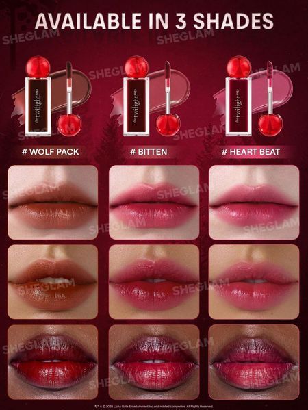 Тинт для губ SHEGLAM The Twilight Saga X SHEGLAM Immortality Lip Tint тон Bitten 5511 фото