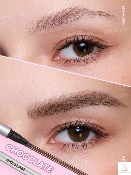 Лайнер для брів SHEGLAM Brow-Fection Micro-Stroke Liquid Pen - 08 Chocolate 6020-08 фото