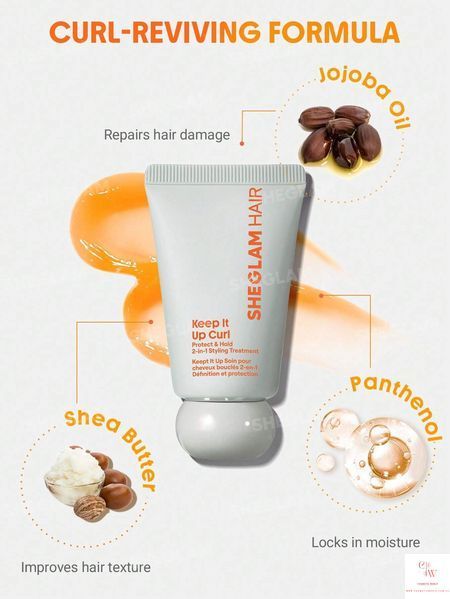 SHEGLAM Keep It Up Curl Protect & Hold 2-в-1 - средство для укладки и термозащиты вьющихся волос 25 мл 6271 фото