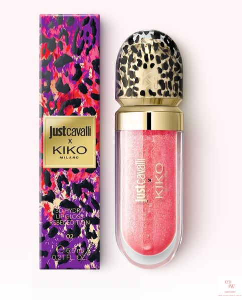 Блеск для губ Just Cavalli x KIKO MILANO 3D Hydra Lip Gloss Rebel Edition - 02 Jaguar Nectar 000040-02 фото