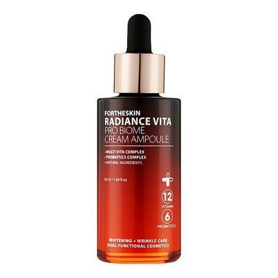 Витаминная осветляющая крем-сыворотка для лица RADIANCE VITA PRO BIOME CREAM AMPOULE, 50 мл 150386 фото