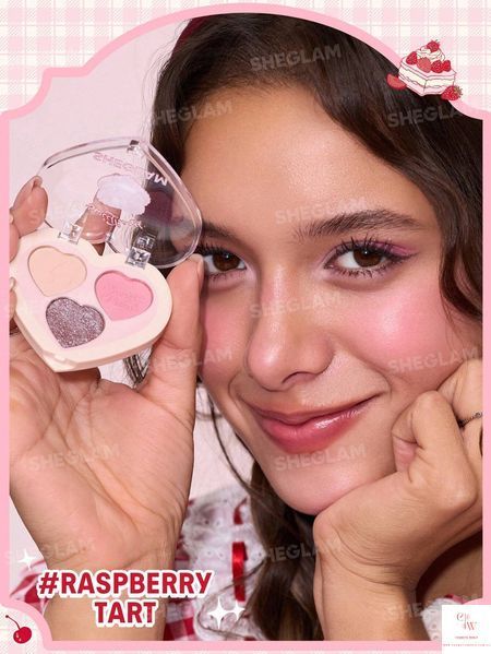 Трио для макияжа лица SHEGLAM Berry Besties Color Trio &mdash; Raspberry Tart 5883 фото