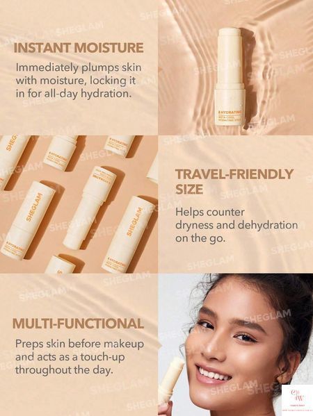 Зволожуючий стік SHEGLAM Insta-Cool Hydrating Stick 5506 фото