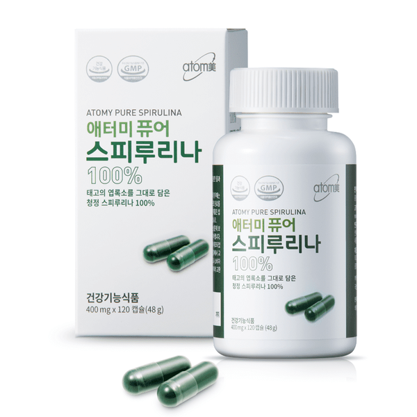 Спирулина Pure Spirulina Atomy 120 капсул  000178 фото
